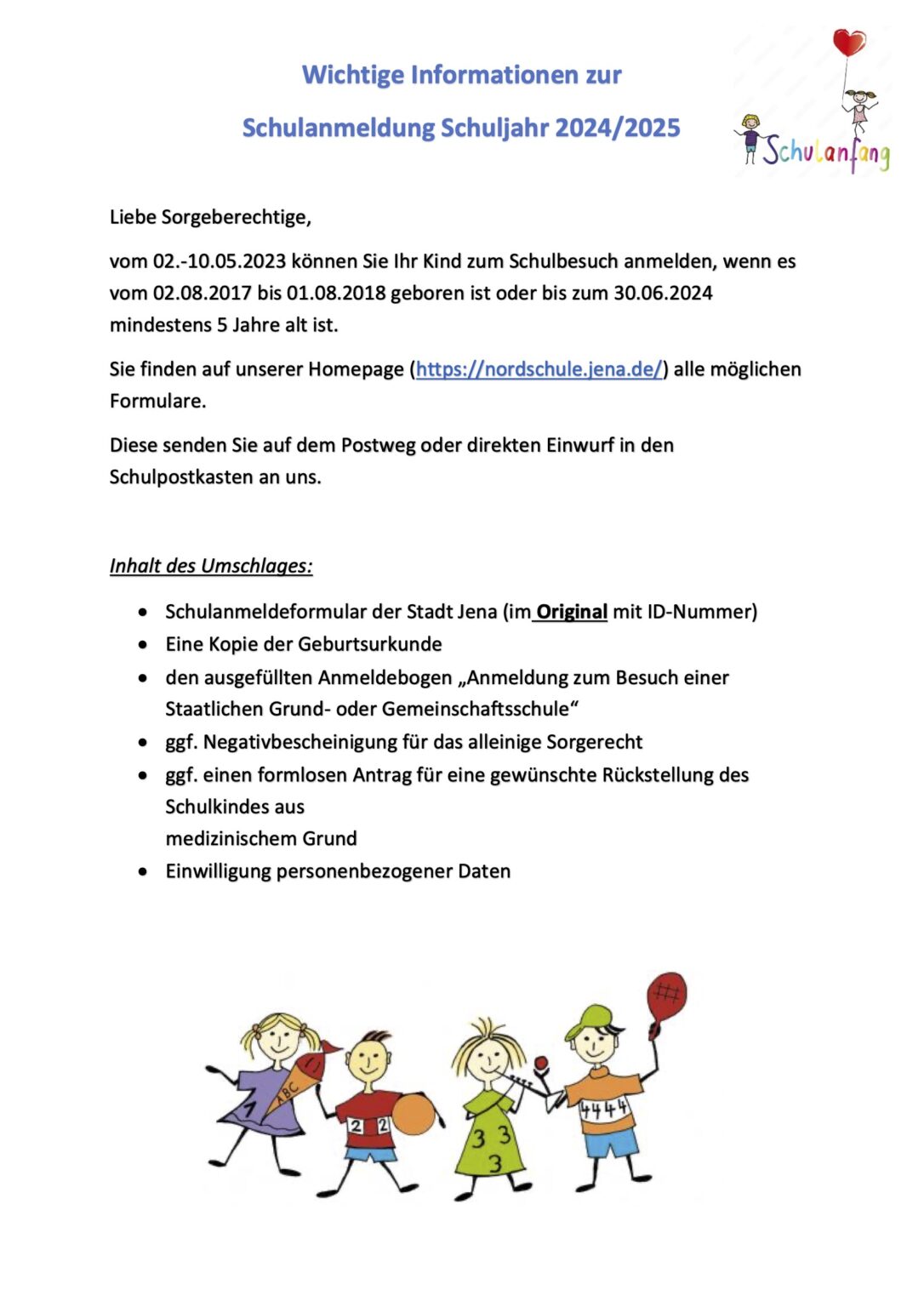  Foto zu Schulanmeldung 